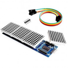Светодиодная матрица из 4 матричных дисплеев на MAX7219 для Arduino